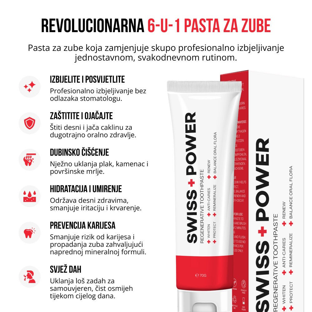 Pasta de dientes regeneradora 6 en 1